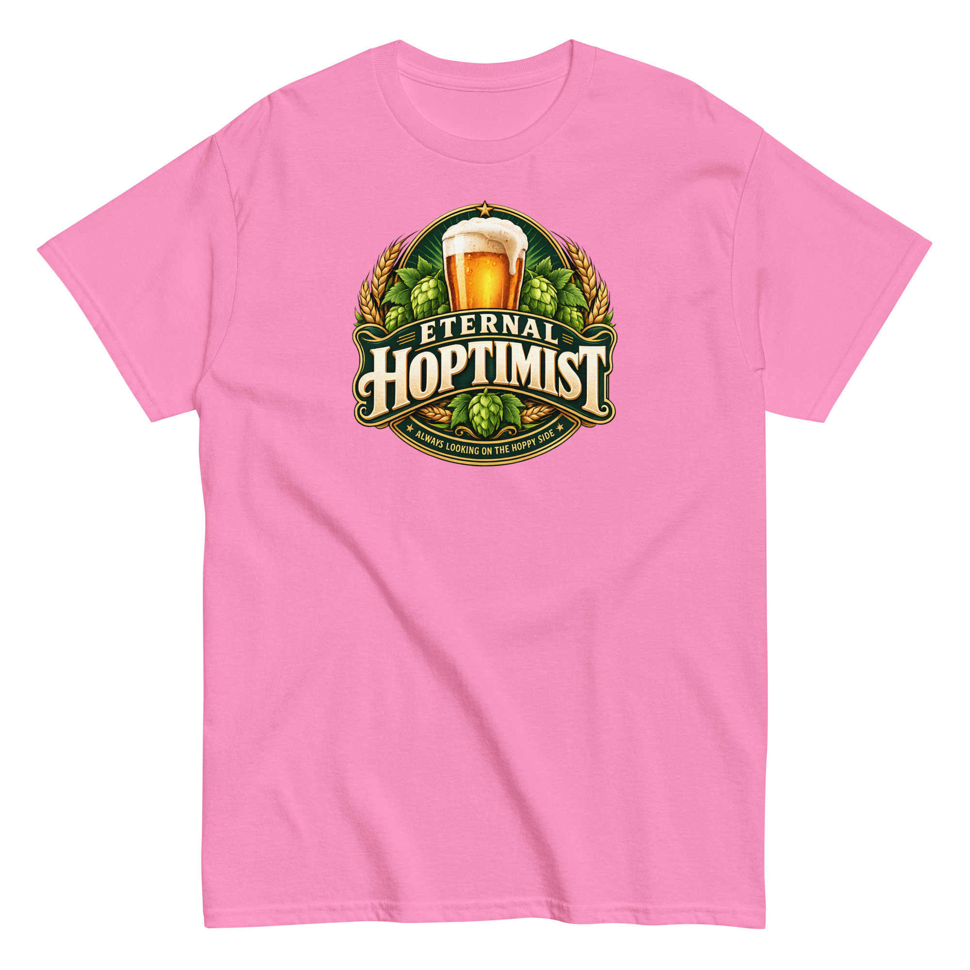 Beer T-Shirt Funny Eternal Hoptimist Tshirts