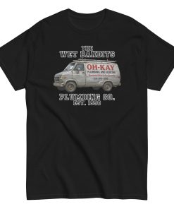 Home Alone Christmas T-shirt The Wet Bandits Plumbing Co
