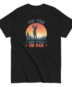 Golf 50th Birthday Gift T-shirt 50 And Still On Par