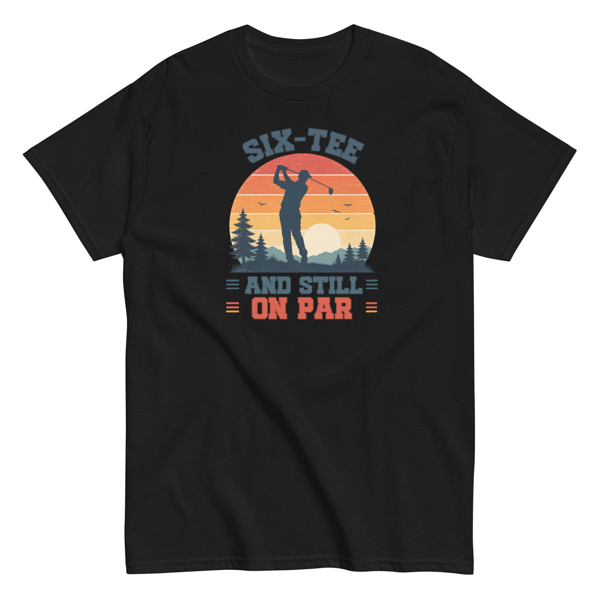 Golf 60th Birthday Gift T-shirt 60 And Still On Par