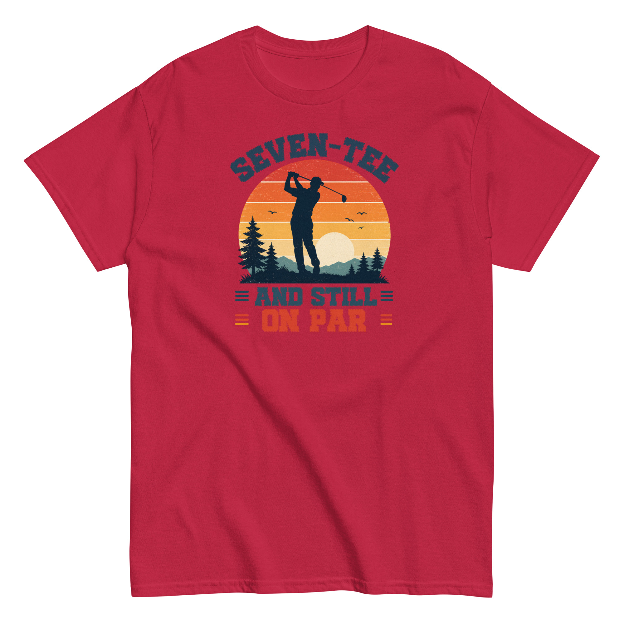 Golf 70th Birthday Gift T-shirt 70 And Still On Par