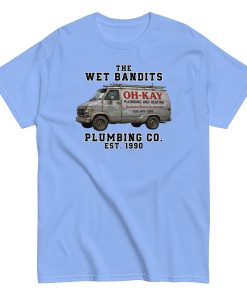 Home Alone Christmas T-shirt The Wet Bandits Plumbing Co