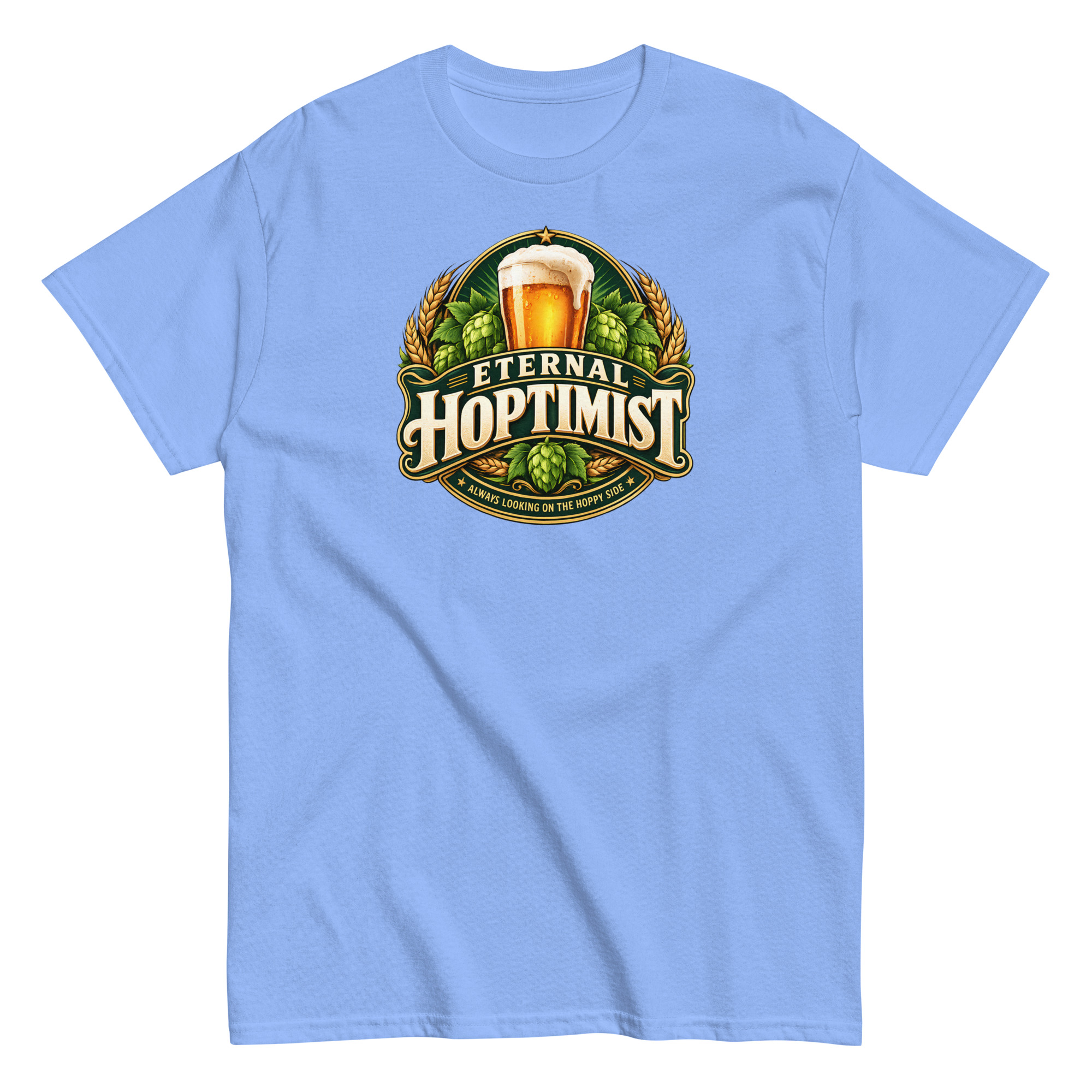 Beer T-Shirt Funny Eternal Hoptimist Tshirts