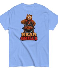 Bear Grills T-shirt – Funny Bear at a BBQ Grilling T-shirt gift