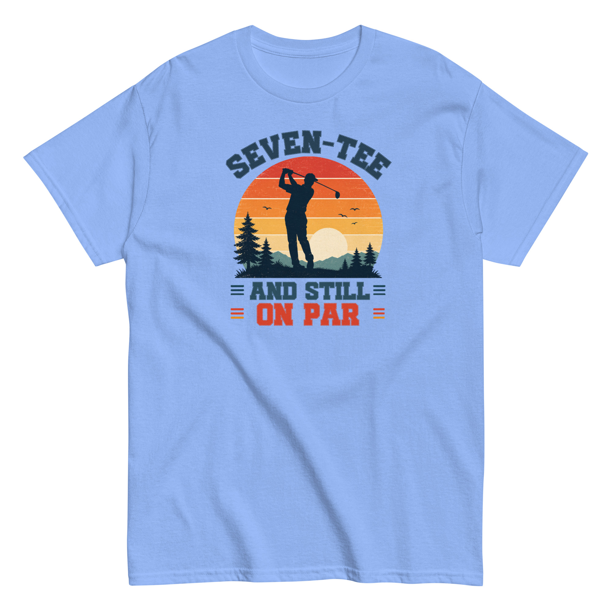 Golf 70th Birthday Gift T-shirt 70 And Still On Par