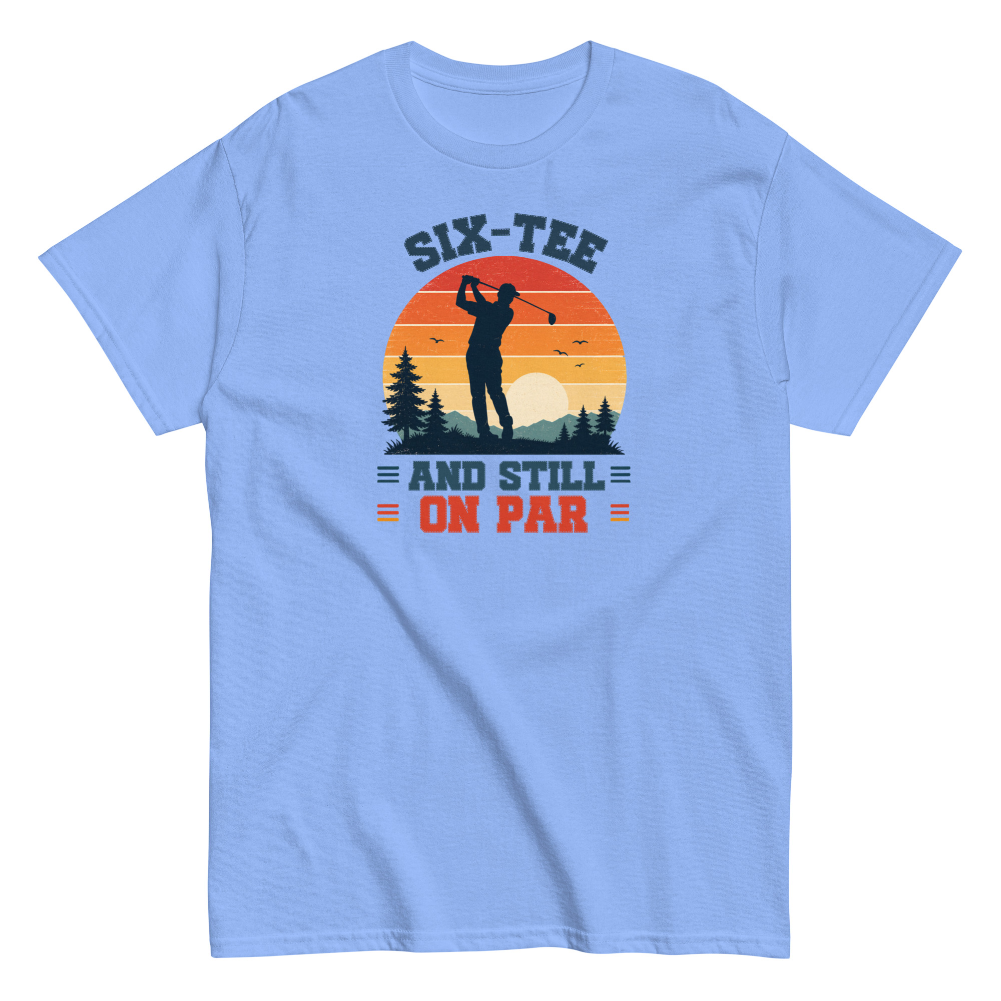Golf 60th Birthday Gift T-shirt 60 And Still On Par
