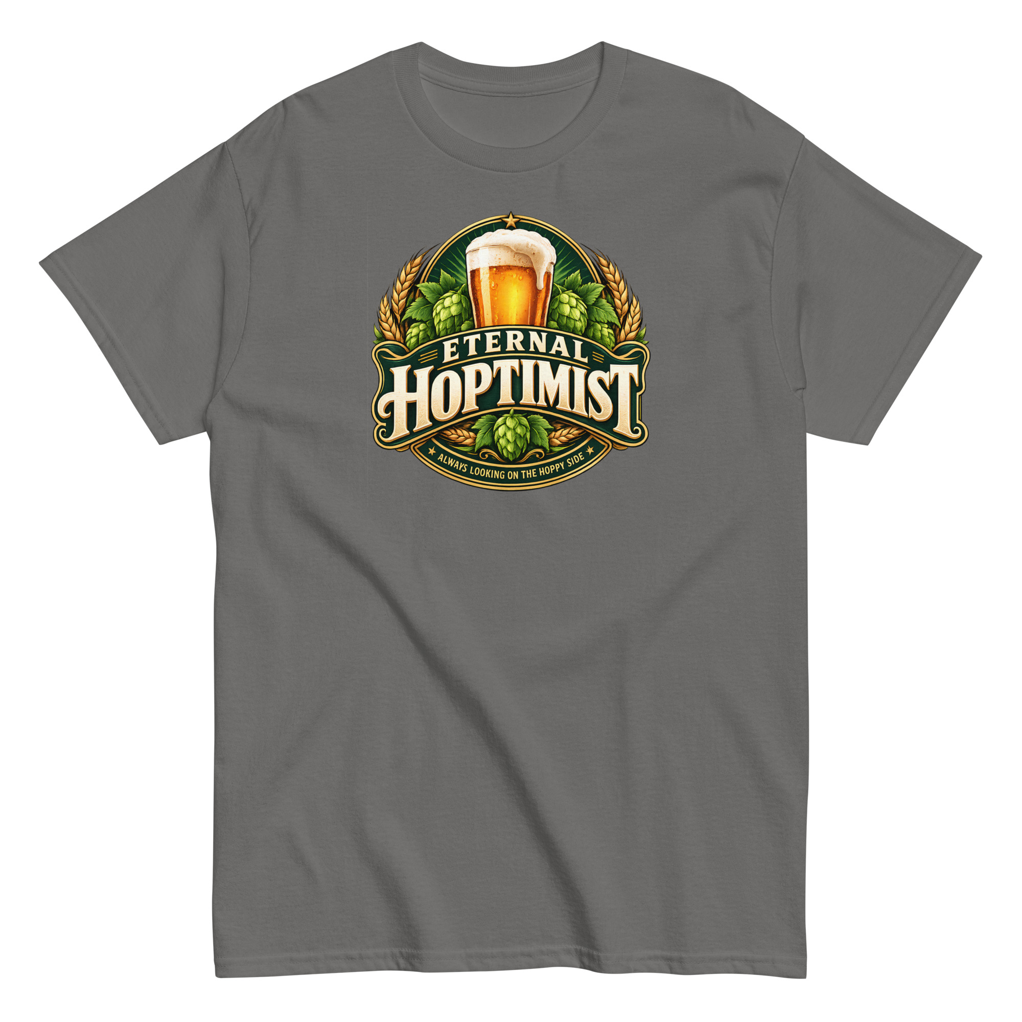 Beer T-Shirt Funny Eternal Hoptimist Tshirts