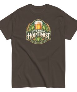 Beer T-Shirt Funny Eternal Hoptimist Tshirts