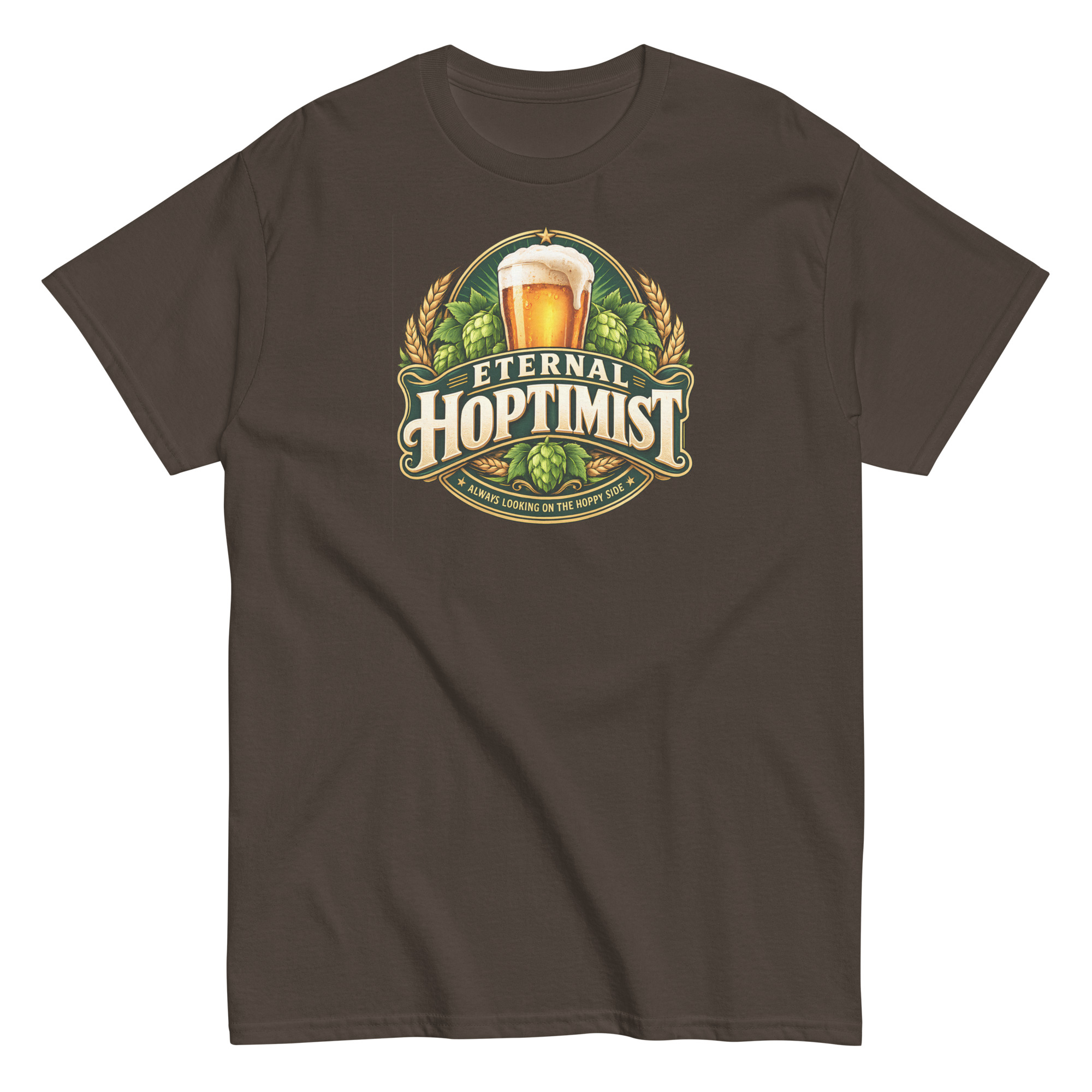 Beer T-Shirt Funny Eternal Hoptimist Tshirts