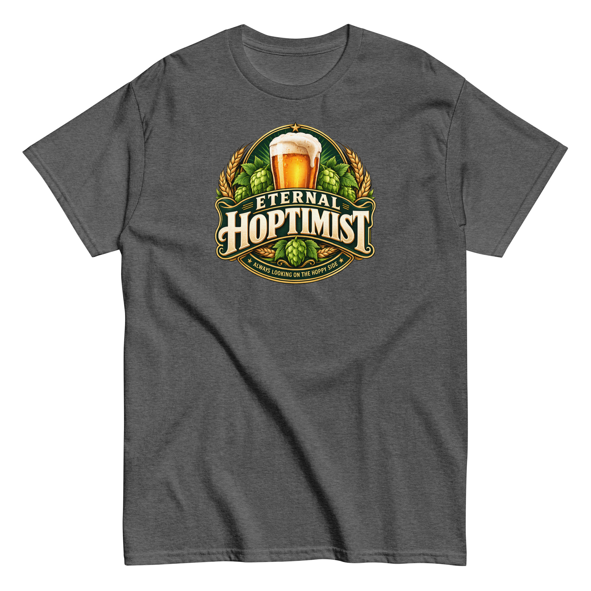 Beer T-Shirt Funny Eternal Hoptimist Tshirts