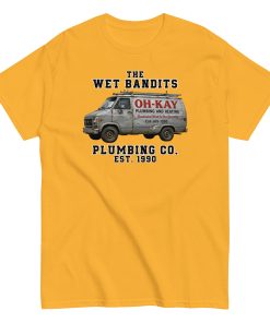 Home Alone Christmas T-shirt The Wet Bandits Plumbing Co