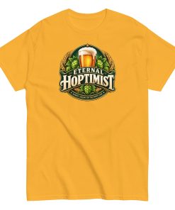 Beer T-Shirt Funny Eternal Hoptimist Tshirts
