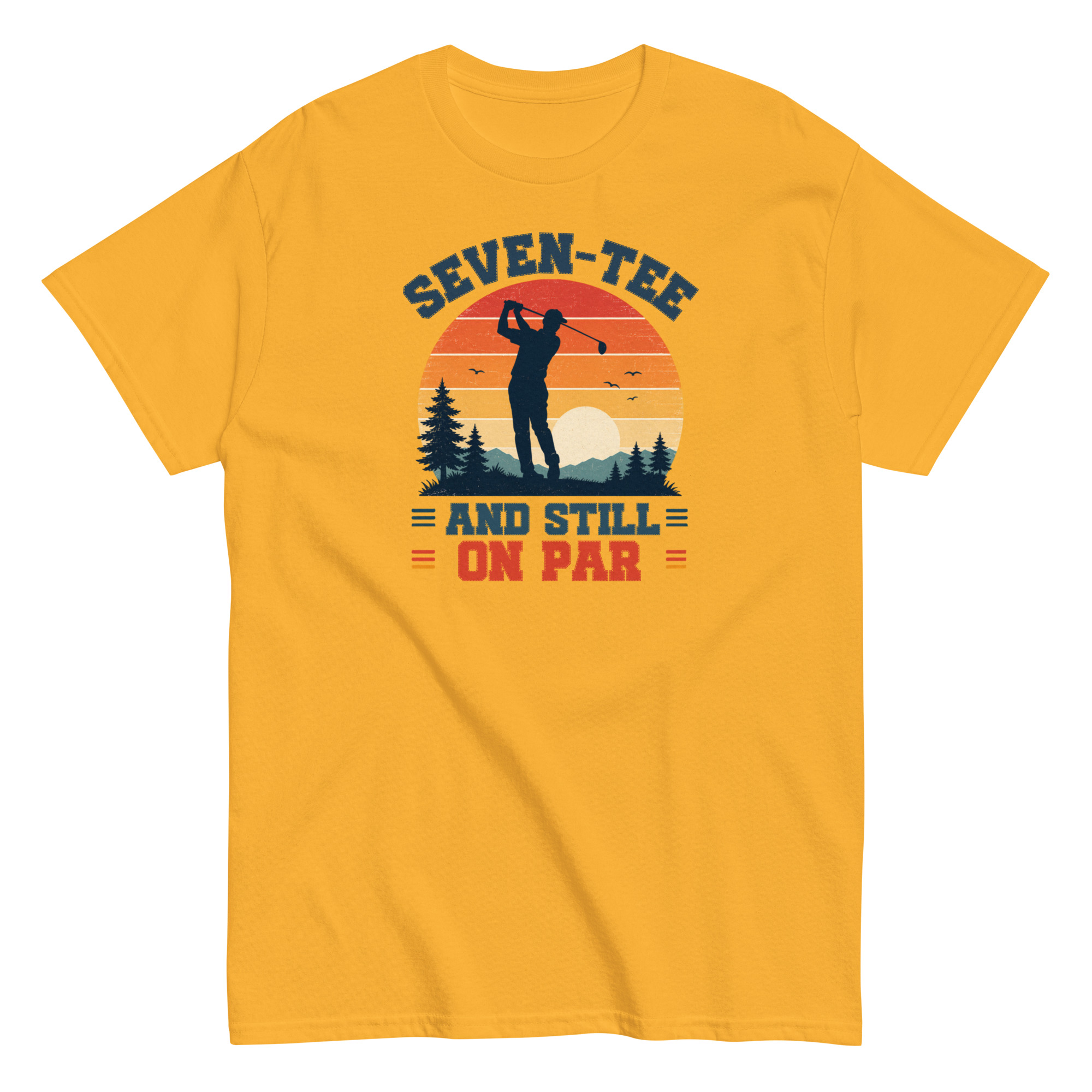Golf 70th Birthday Gift T-shirt 70 And Still On Par