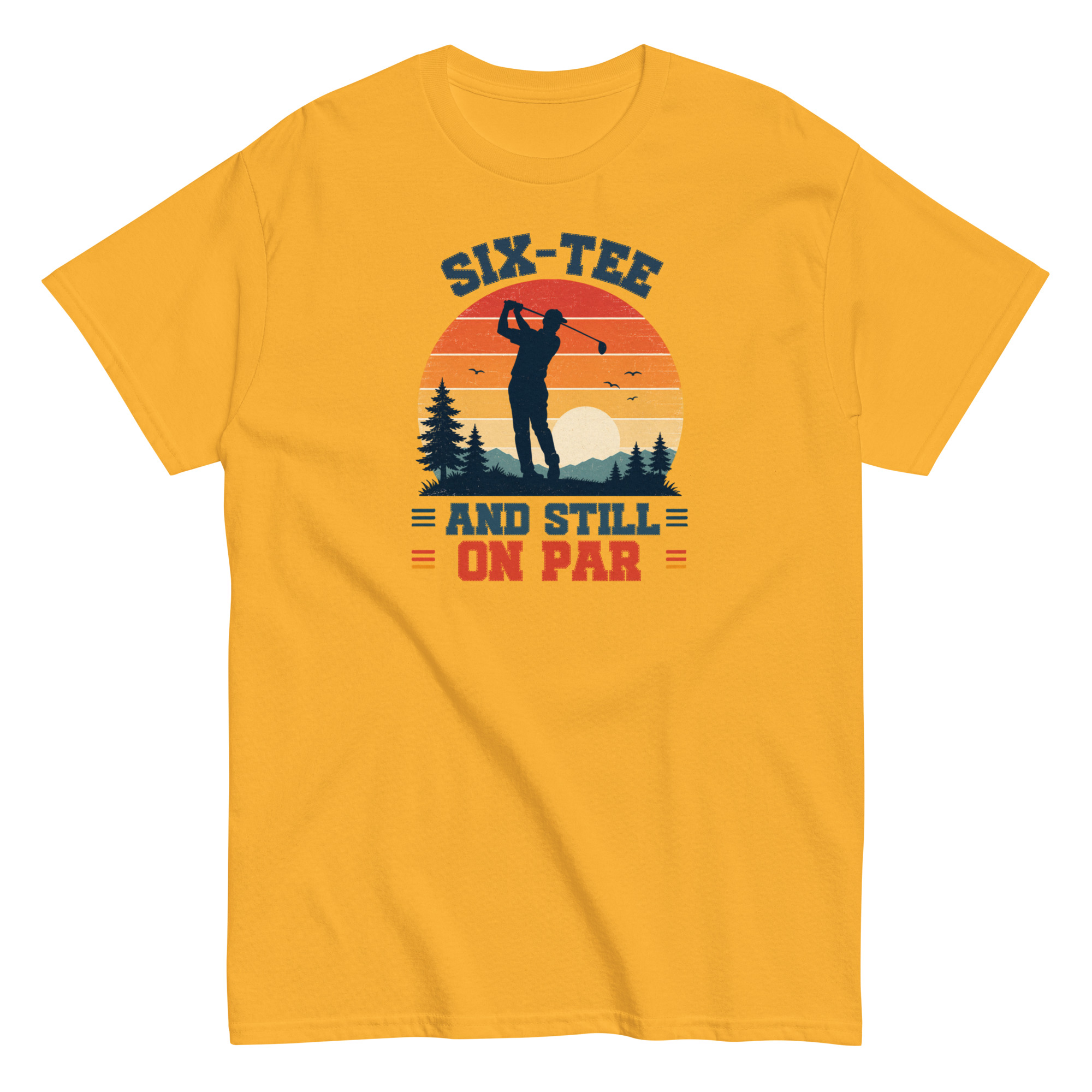 Golf 60th Birthday Gift T-shirt 60 And Still On Par