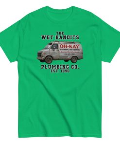 Home Alone Christmas T-shirt The Wet Bandits Plumbing Co