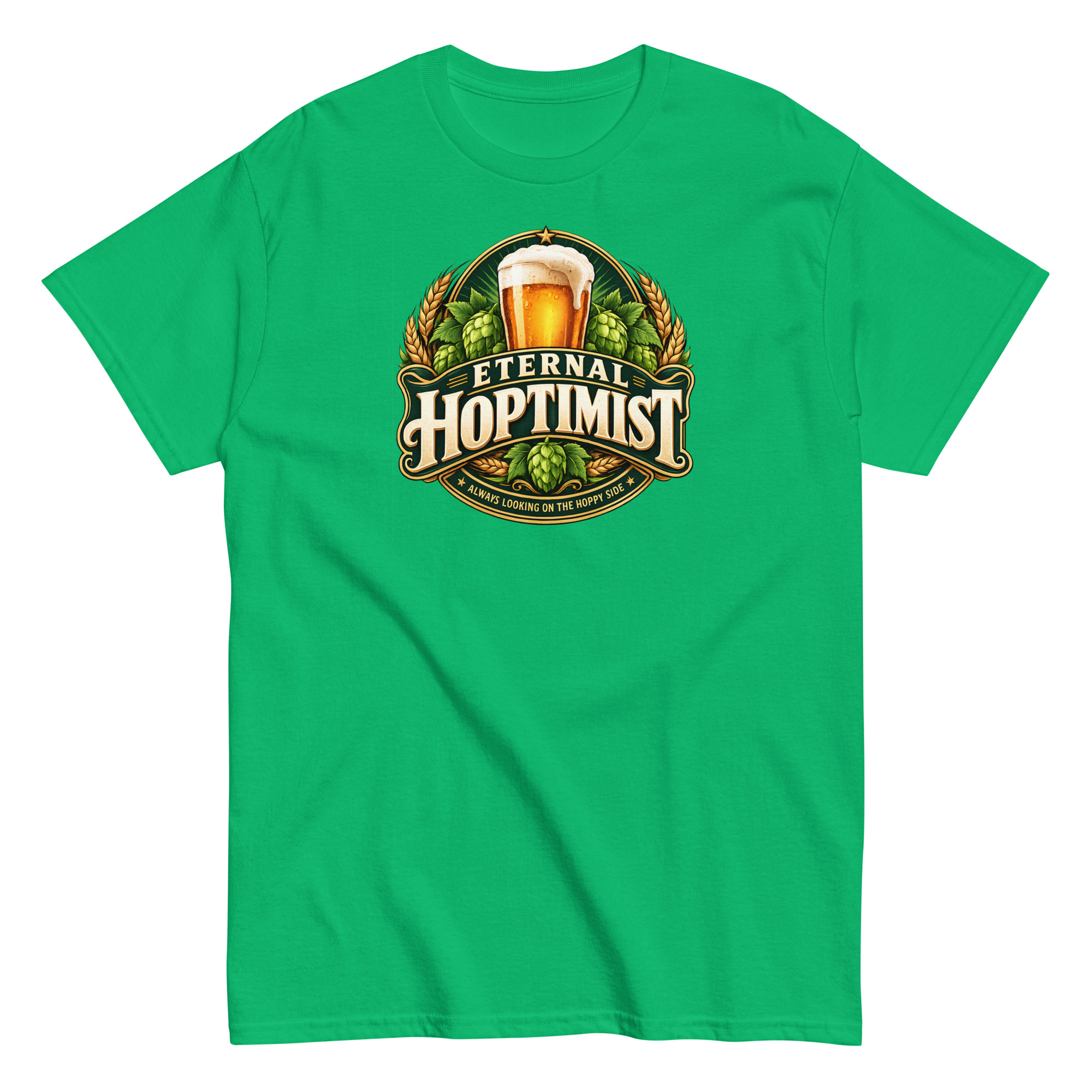 Beer T-Shirt Funny Eternal Hoptimist Tshirts
