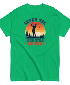 Golf 70th Birthday Gift T-shirt 70 And Still On Par