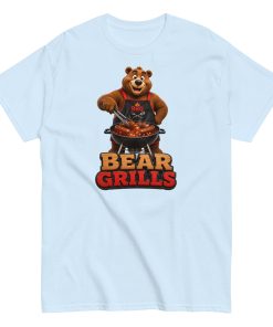 Bear Grills T-shirt – Funny Bear at a BBQ Grilling T-shirt gift