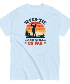 Golf 70th Birthday Gift T-shirt 70 And Still On Par