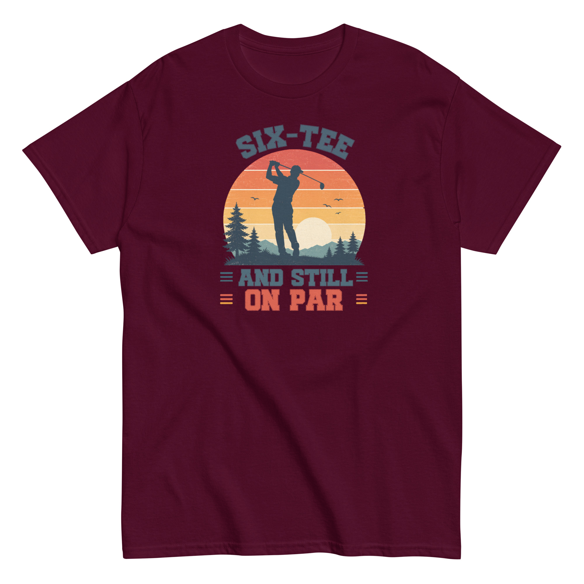 Golf 60th Birthday Gift T-shirt 60 And Still On Par
