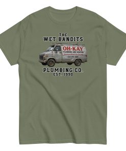 Home Alone Christmas T-shirt The Wet Bandits Plumbing Co