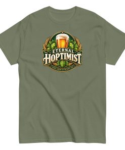 Beer T-Shirt Funny Eternal Hoptimist Tshirts