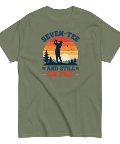 Golf 70th Birthday Gift T-shirt 70 And Still On Par