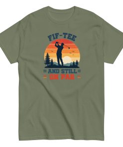 Golf 50th Birthday Gift T-shirt 50 And Still On Par