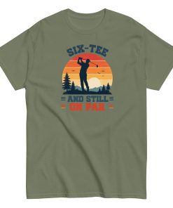 Golf 60th Birthday Gift T-shirt 60 And Still On Par