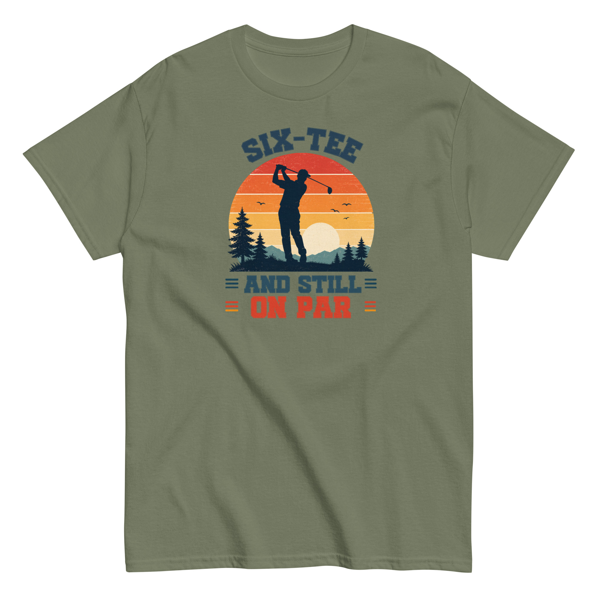 Golf 60th Birthday Gift T-shirt 60 And Still On Par