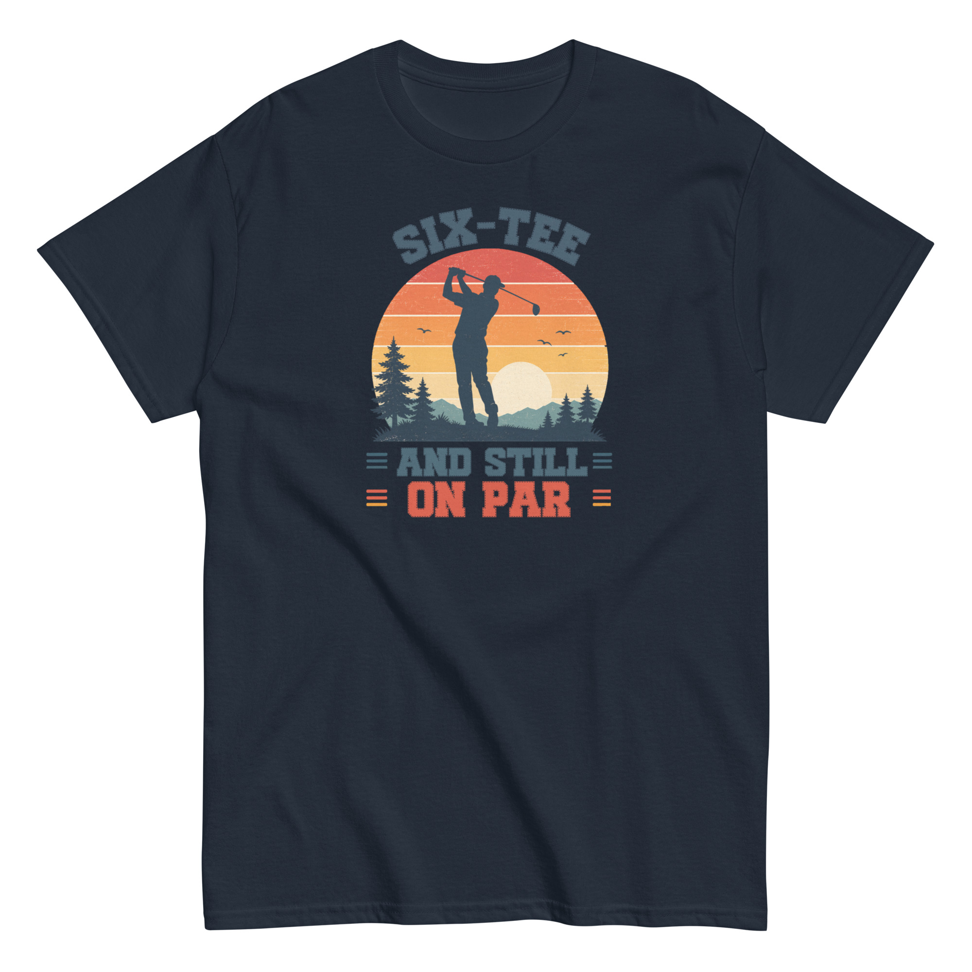 Golf 60th Birthday Gift T-shirt 60 And Still On Par