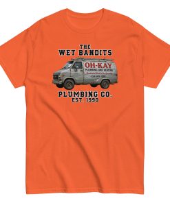 Home Alone Christmas T-shirt The Wet Bandits Plumbing Co