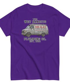 Home Alone Christmas T-shirt The Wet Bandits Plumbing Co