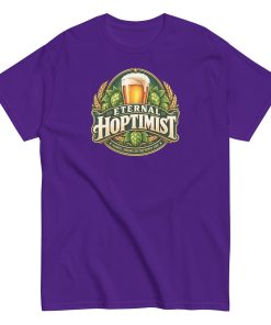 Beer T-Shirt Funny Eternal Hoptimist Tshirts