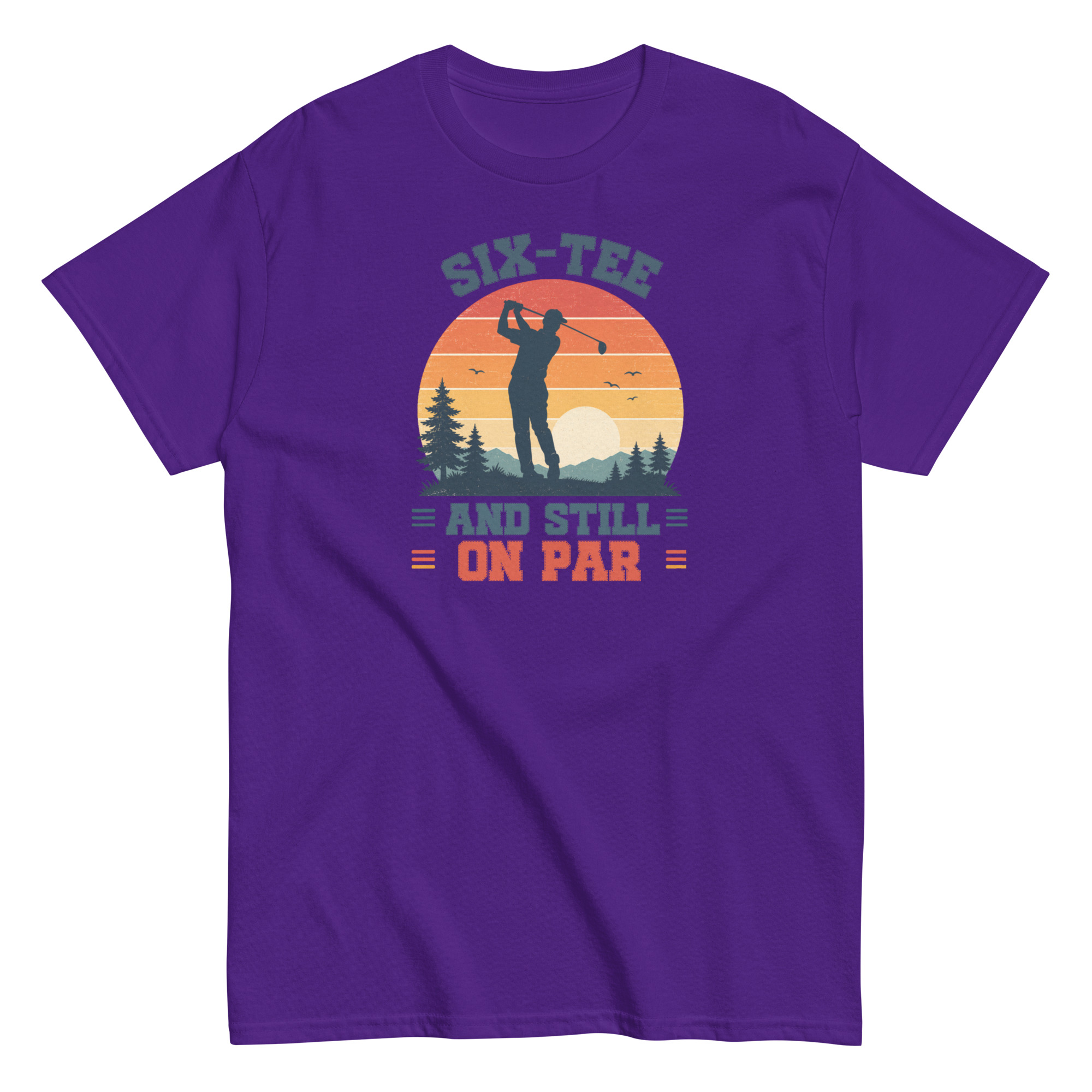 Golf 60th Birthday Gift T-shirt 60 And Still On Par