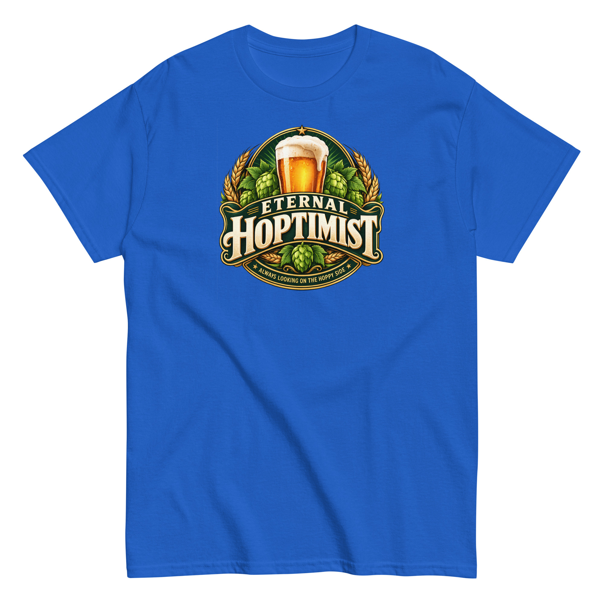 Beer T-Shirt Funny Eternal Hoptimist Tshirts