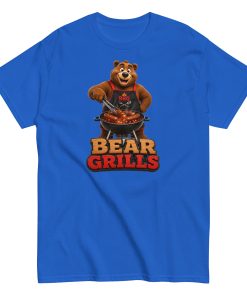 Bear Grills T-shirt – Funny Bear at a BBQ Grilling T-shirt gift