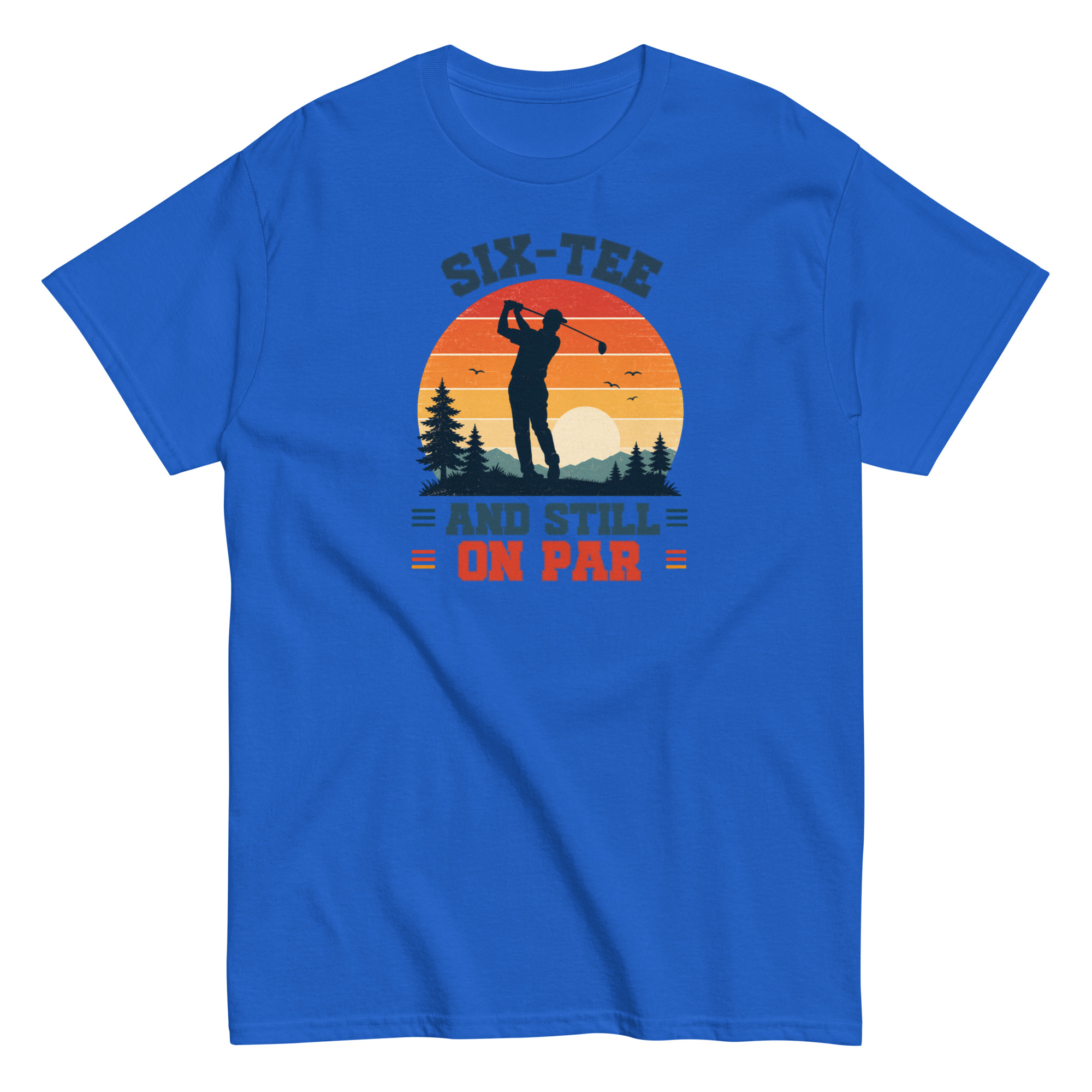 Golf 60th Birthday Gift T-shirt 60 And Still On Par
