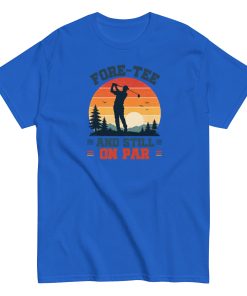 Golf 40th Birthday Gift T-shirt 40 And Still On Par