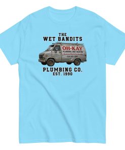 Home Alone Christmas T-shirt The Wet Bandits Plumbing Co