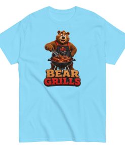 Bear Grills T-shirt – Funny Bear at a BBQ Grilling T-shirt gift