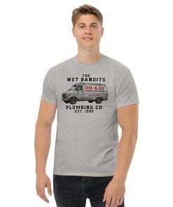 Home Alone Christmas T-shirt The Wet Bandits Plumbing Co