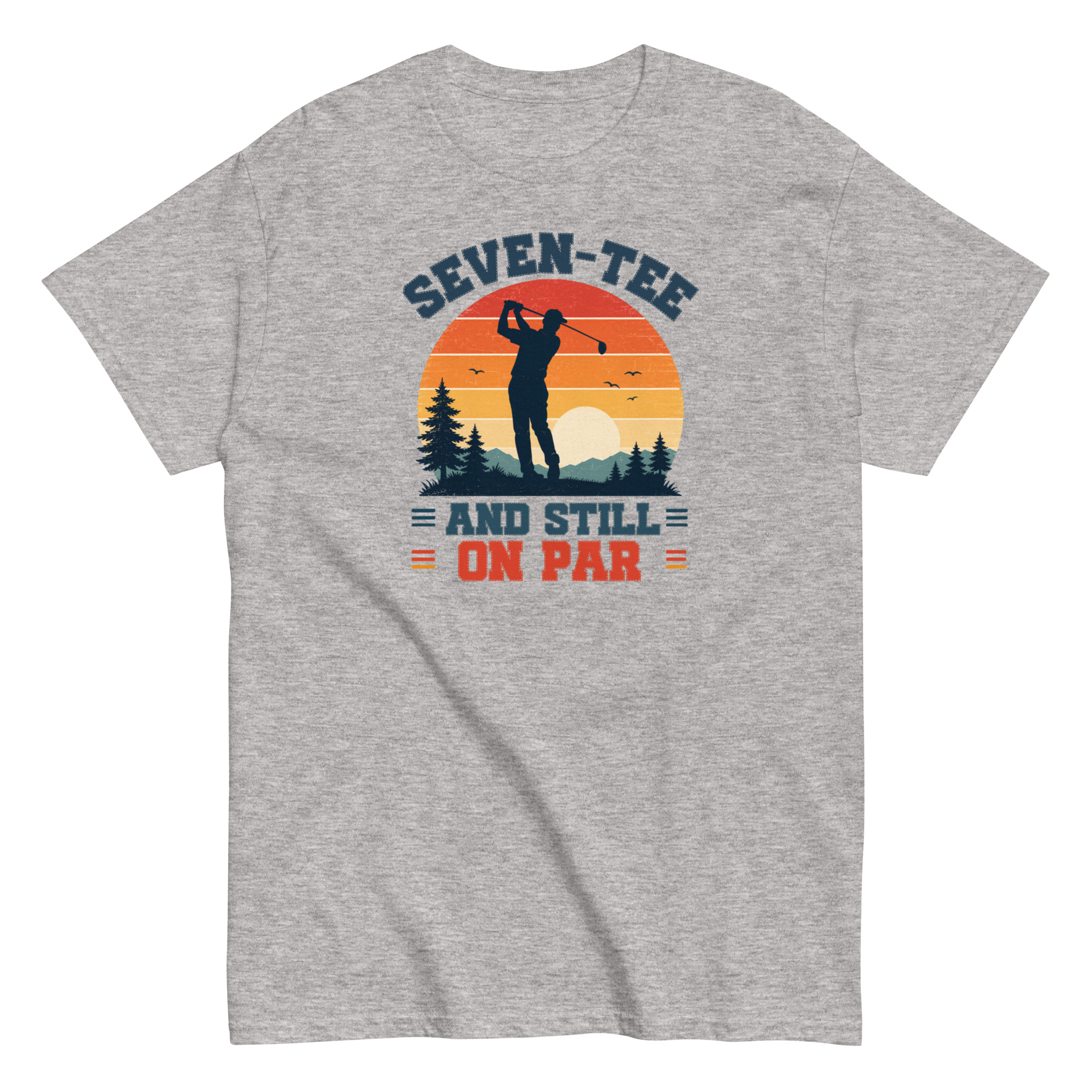 Golf 70th Birthday Gift T-shirt 70 And Still On Par