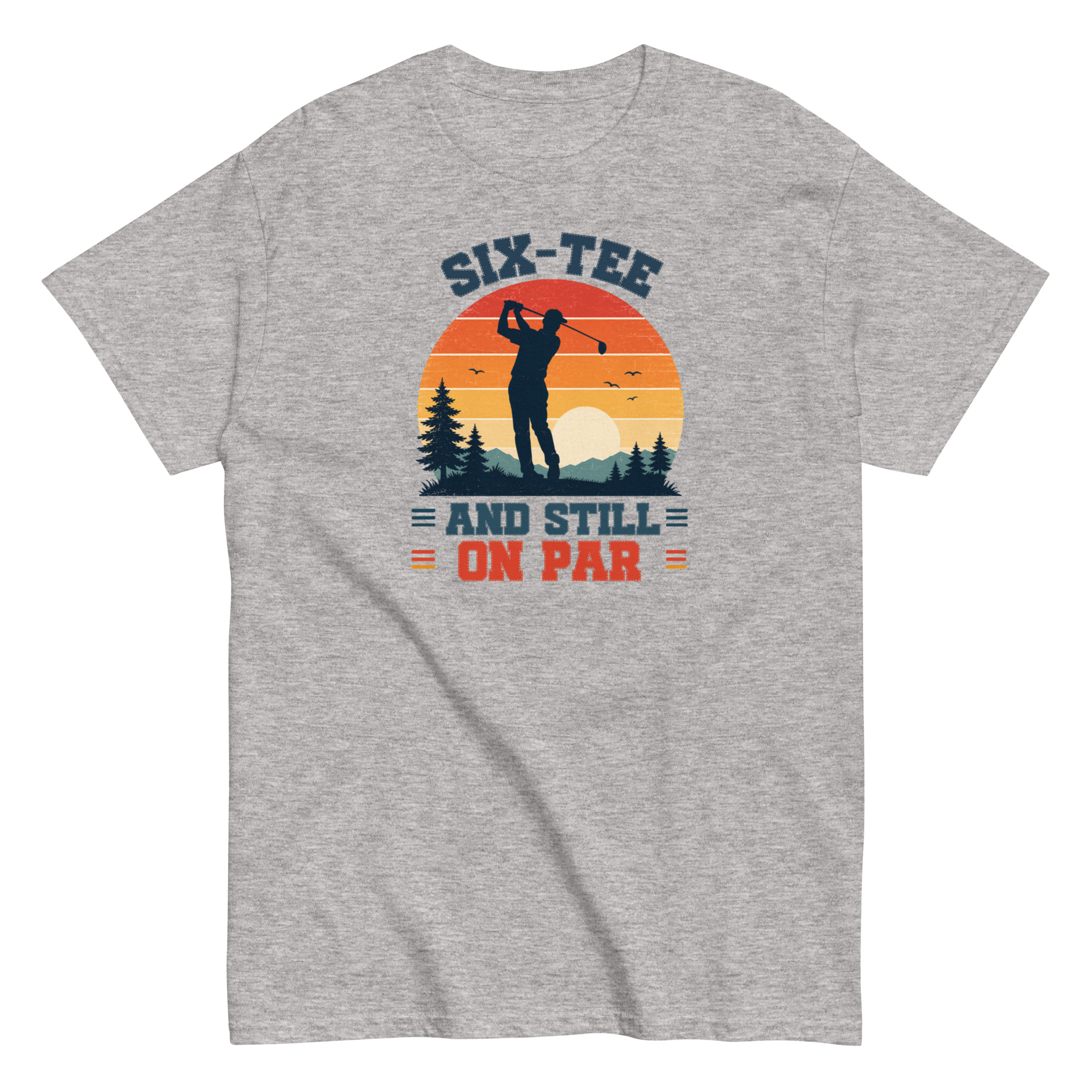 Golf 60th Birthday Gift T-shirt 60 And Still On Par