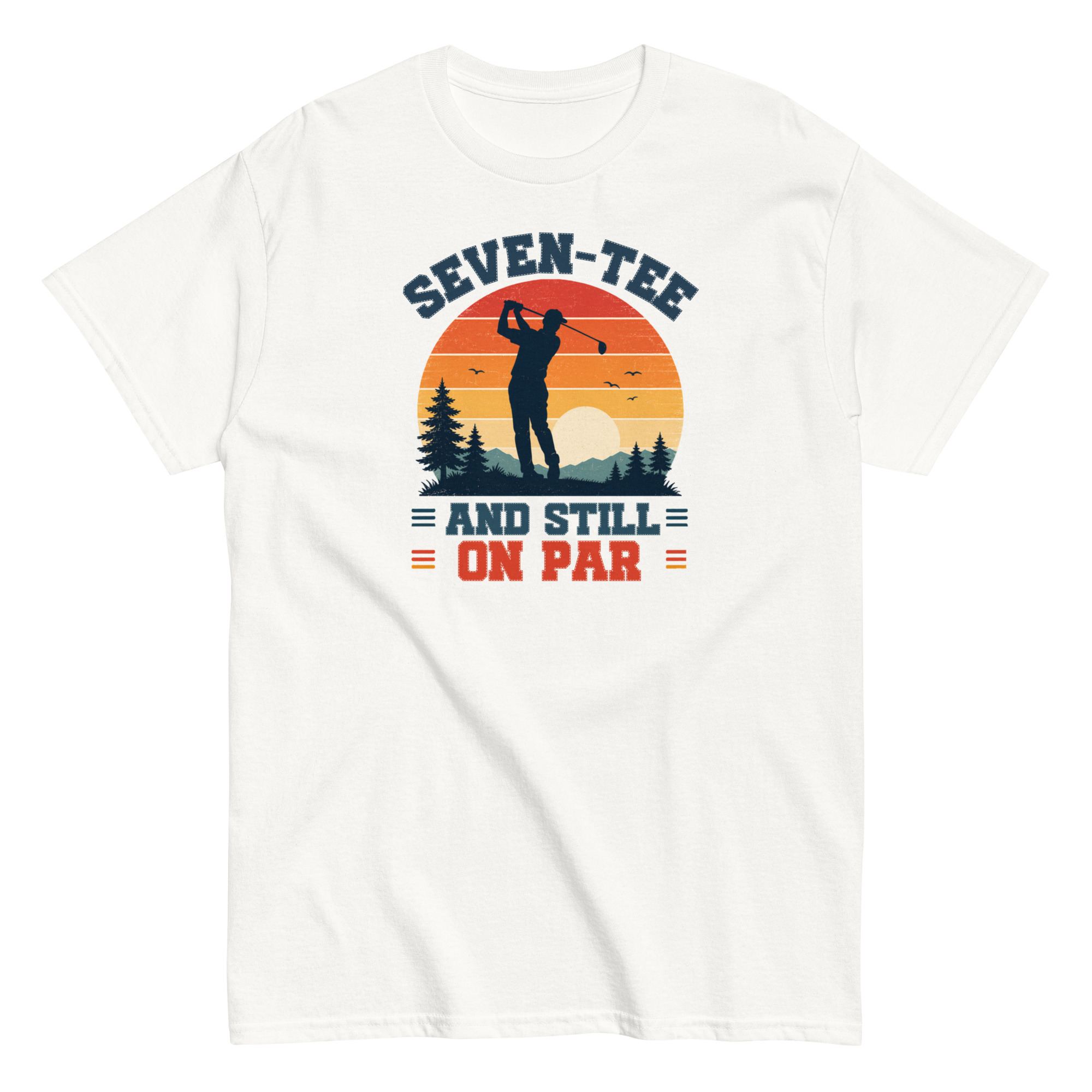 Golf 70th Birthday Gift T-shirt 70 And Still On Par