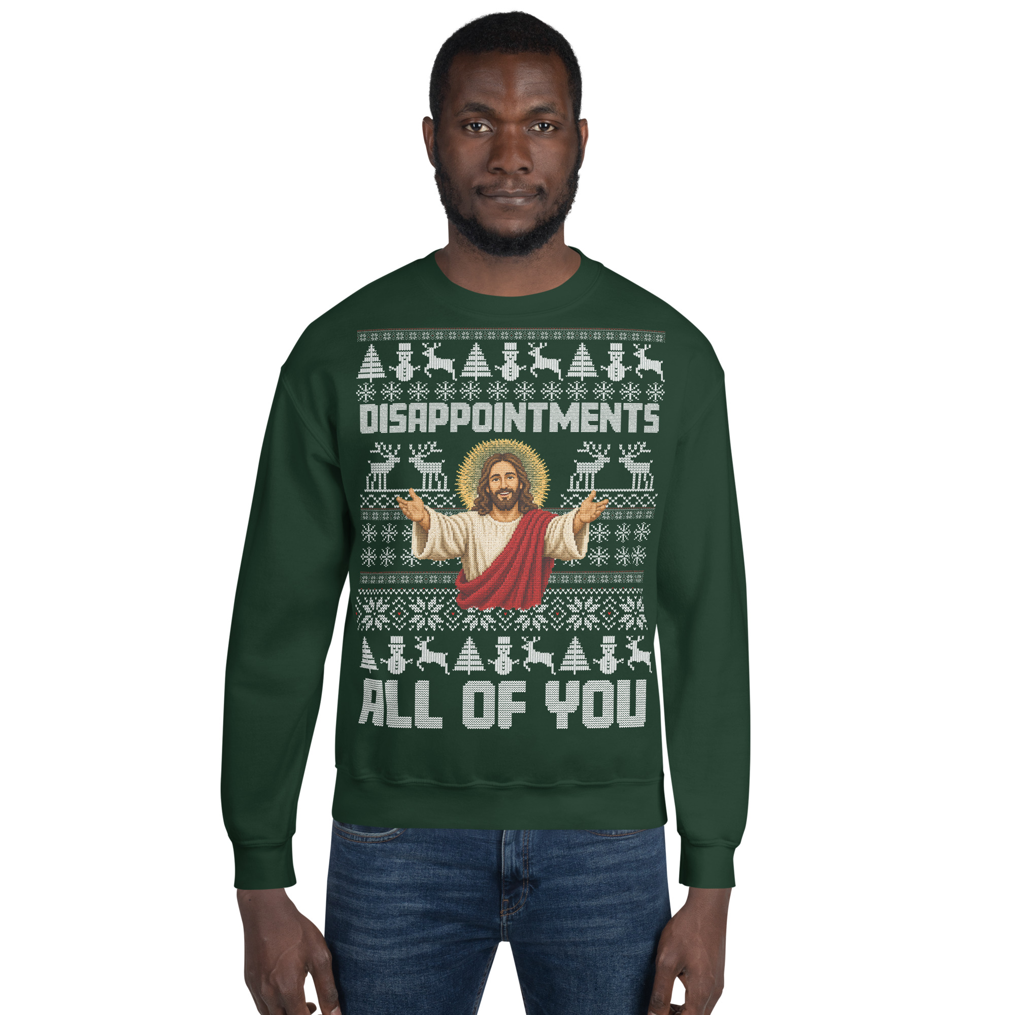 Jesus Christmas Jumper Disappointments All Of You