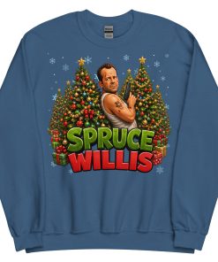 Spruce Willis Funny Die Hard Christmas Jumpers