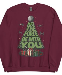 May The Force Be With You Christmas Jumper Space Wars