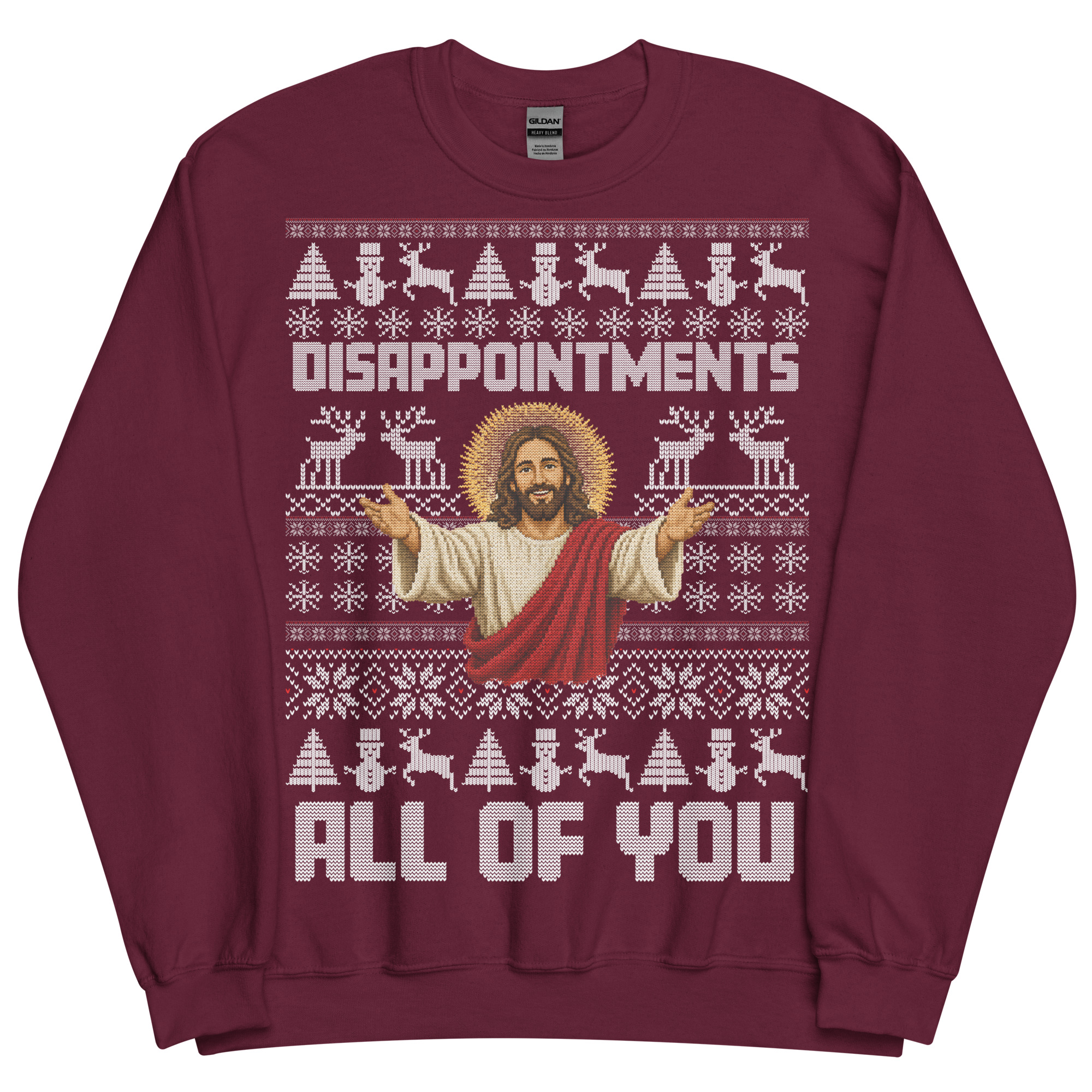 Jesus Christmas Jumper Disappointments All Of You