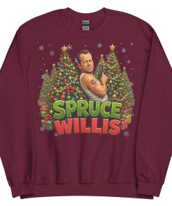 Spruce Willis Funny Die Hard Christmas Jumpers